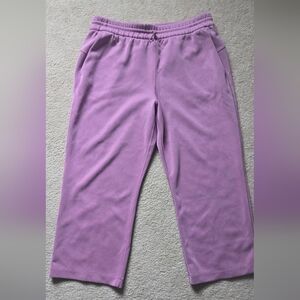 Lululemon Softstreme High Rise Cropped Pants Velvet Dust Size 12